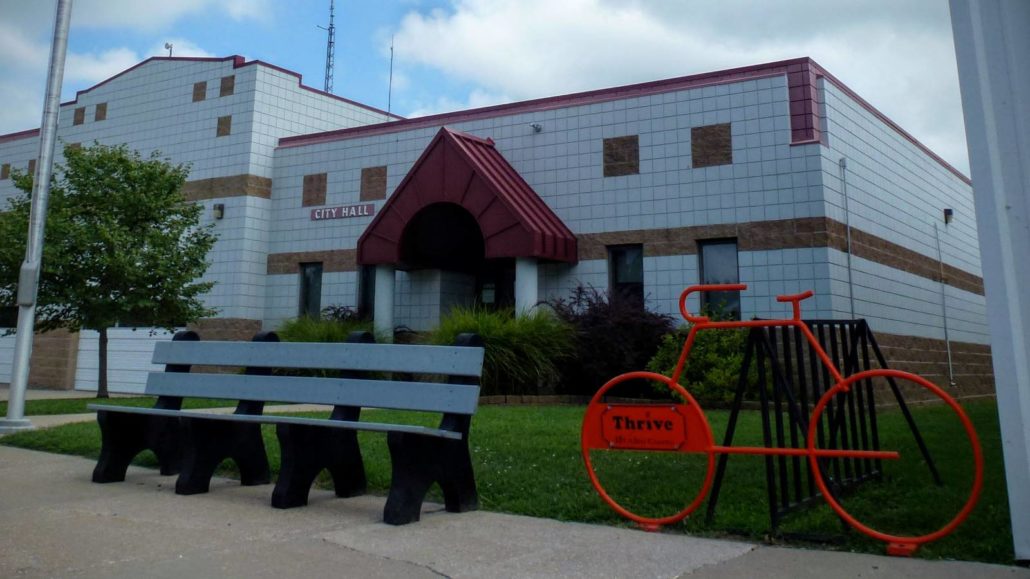 Moran City Hall Bike Rack